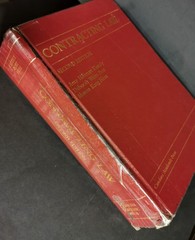 Contracting Law Second Edition by Kastely Post Horn 2000 Carolina Academic Press