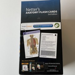 Netter’s Anatomy Flash Cards: with Online – Cards, by John T. Hansen – Very Good