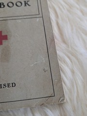 American Red Cross First Aid Textbook Revised 1940 Corrected Reprint Vintage