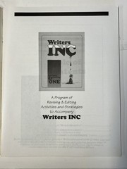 Writers Inc Revising & Editing One~Student Workbook~1991 Staple Bound ~F1 22