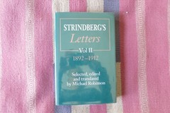 STRINDBERG’S LETTERS, VOLUME 2 : 1892-1912 By August Strindberg HC/DJ