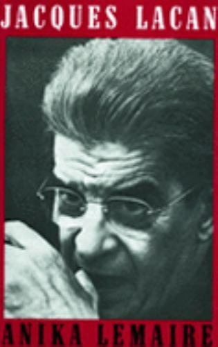 Jacques Lacan by Anika Lemaire (1979, Uk-B Format Paperback)