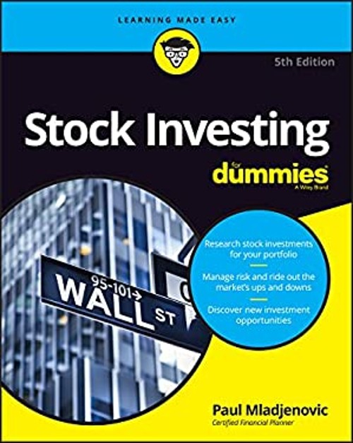 Stock Investing For Dummies Paperback Paul. Mladjenovic