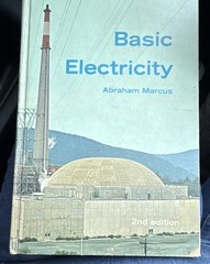 Basic Electricity by Abraham Marcus 2nd Edition Hardcover Prentice Hall Textbook
