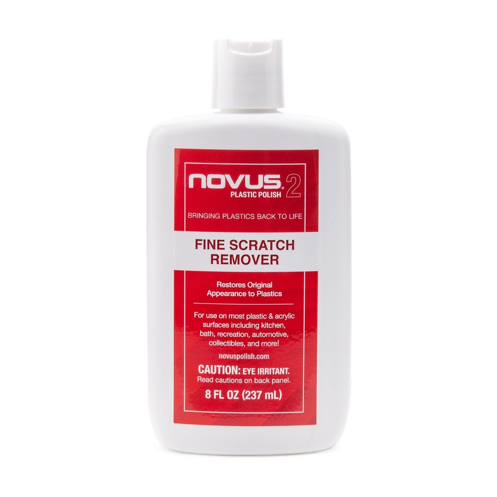 Fine Scratch Remover #2 – 8oz Bottle for Plastic, Acrylic, Glass Surfaces