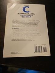 Prentice-Hall Software Ser.: C : A Reference Manual by Samuel P. Harbison III…