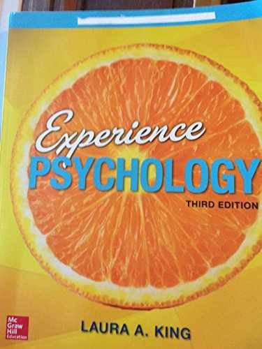 Loose Leaf Experience Psychology – – Loose Leaf, by King Laura – Very Good j