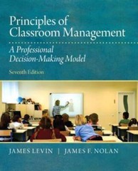 Principles of Classroom Management: A Professional Decision-Making M – VERY GOOD