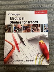 Electrical Studies for Trades by Stephen Herman (2013, Trade Paperback)