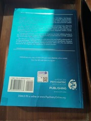 Diagnostic and Statistical Manual of Mental Disorders DSM-5-TR™ by American…