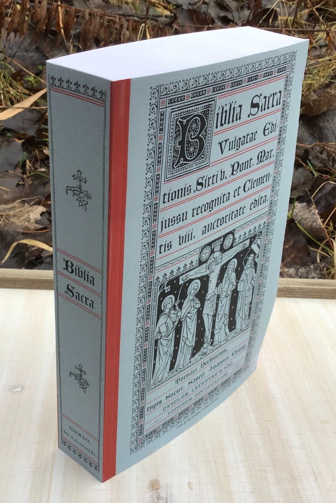 Biblia Sacra Latin Vulgate Clementine Edition Catholic Illustrated Bible Reprint