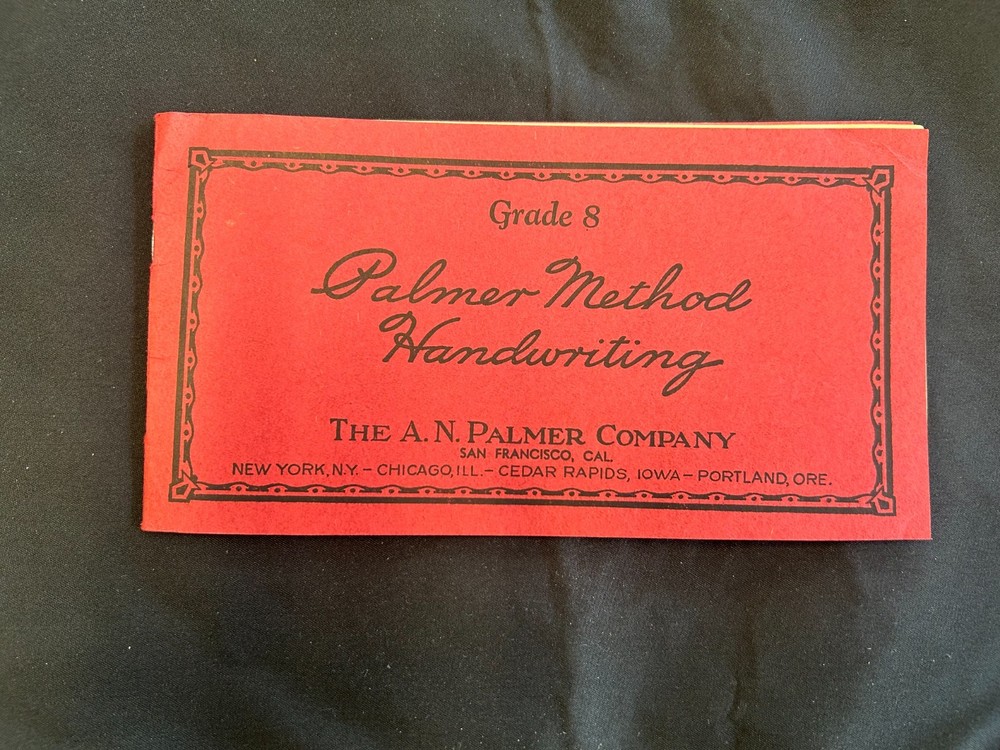 Antique Palmer Method Handwriting Textbook Grade 8 The A.N. Palmer Company