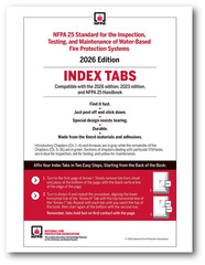 Professionally Tabbed & Highlighted NFPA 25 2023 Edition Stds for Inspections