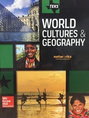 WORLD CULTURES & GEOGRAPHY TEKS TEXAS STUDENT EDITION By Mcgraw Hill – Hardcover