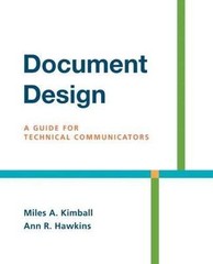 Document Design: A Guide for Technical C- paperback, 0312436998, Miles A Kimball