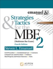 Strategies Tactics for the MBE 2 (Bar Review) – Paperback – GOOD
