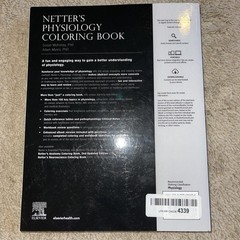 Netter’S Physiology Coloring Book – Paperback (NEW)