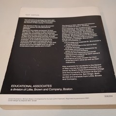Text Book The Ascent of Man Sources & Interpretations 346 pages Copyright 1975 U