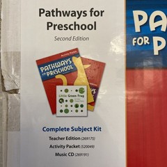 NEW BJU Press K3 PATHWAYS TO PRESCHOOL Complete Subject Kit 2nd Ed 2-3 year olds