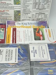 King Schools – 13 DVD & 4 CD-ROM Lot w/Study Guides Aviation Flight Courses NEW