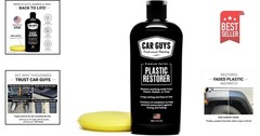 Revitalize Your Vehicle: 8 Oz Plastic and Trim Restorer with Lasting Results