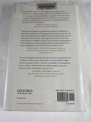 Blessed History of the American Prosperity Gospel by Kate Bowler Ex Library