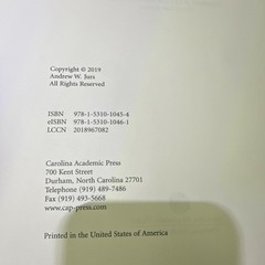 Carolina Academic Press Expert Evidence Andrew W. Jurs Hardcover Law 2019