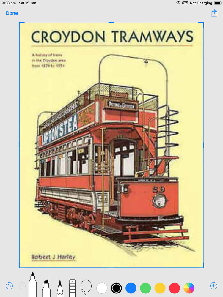 Croydon & South Metropolitan Tramways by Robert J. Harley (Hardback, 2004)