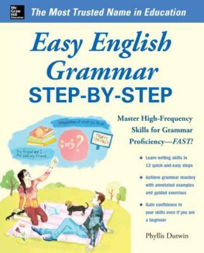 Easy English Grammar Step-by-Step: Wit- 9780071770248, paperback, Phyllis Dutwin