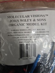 New Molecular Visions Flexible Model Kit Darling Organic Chemistry John Wiley