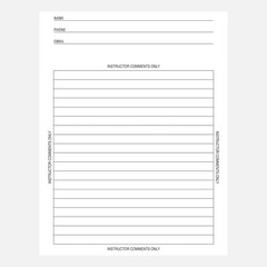Carbonless Lab Notebook – 8.5″ x 11″ Chemistry Notebook with 50 Sets of Pages…