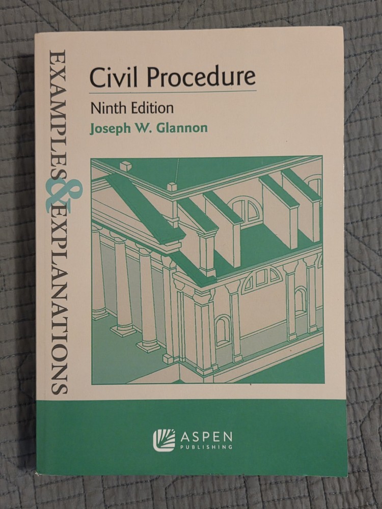Examples Explanations for Civil Procedure – Paperback – VERY GOOD Condition