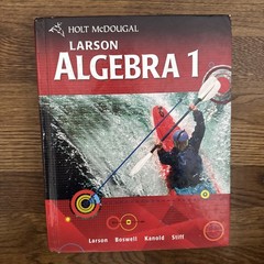 Holt McDougal Larson Algebra 1 Teacher, student, Solution Key, workbook