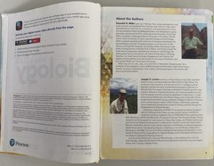 Pearson Miller & Levine Biology Hardcover Textbook High School English