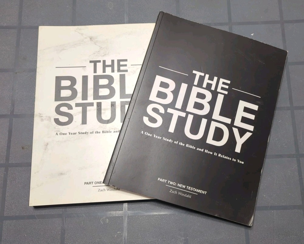 The Bible Study : One Year Study of the Bible and How It Relates to You -2 Books