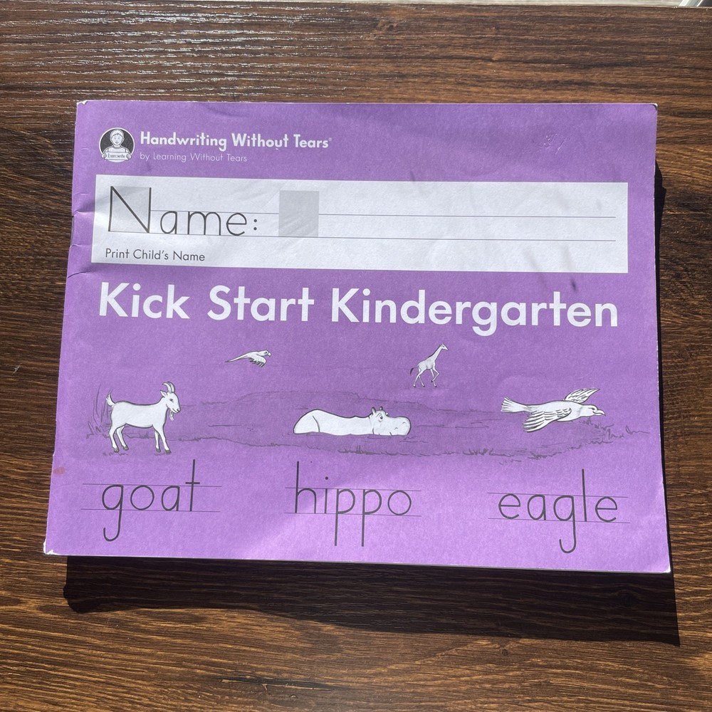 Handwriting Without Tears: Kick Start Kindergarten 2018 No Writing on Pages