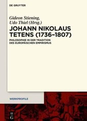 Stiening – Johann Nikolaus Tetens 1736-1807 – New hardback or cased – X555z