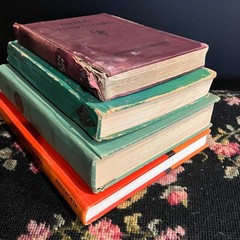 Lot of 4 Vintage Textbooks 1920s 40s 50s 60s Books Resell Education Mid-century