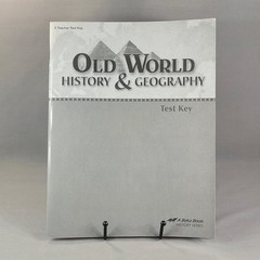 Old World History & Geography Test Key A Beka Book Teacher’s Ed 5th Edition
