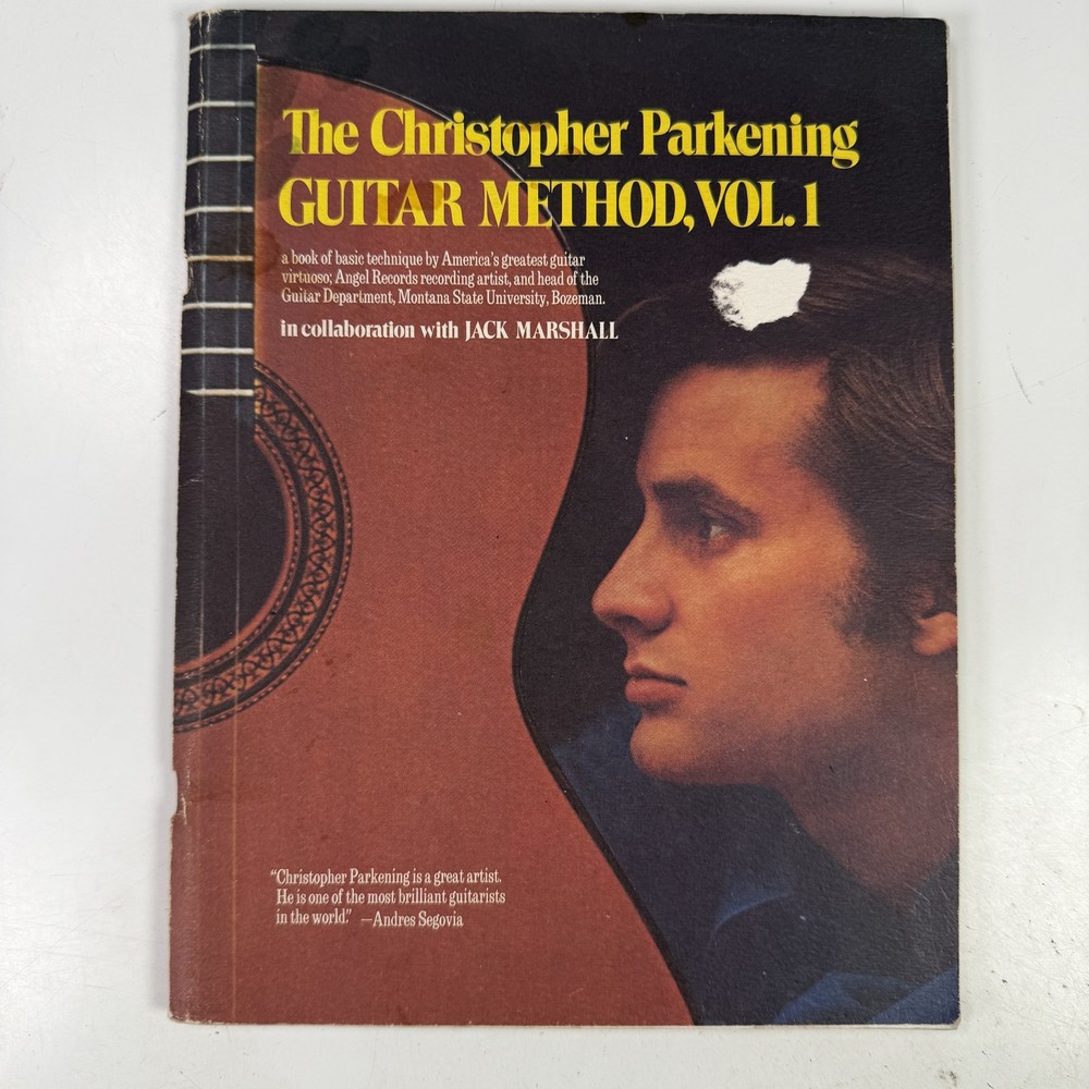 The Christopher Parkening Guitar Method Vol 1 Basic Technique Jack Marshall 1972