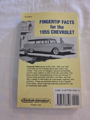 Fingertip Facts for 1955 Chevrolet Motorbooks International 1994