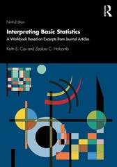 INTERPRETING BASIC STATISTICS BY Keith S. Cox PAPERBACK **LIKE_NEW**