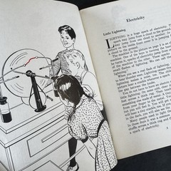 Vintage 1957 Electricity Basic Science Education Book Bertha Parker STEM