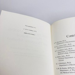 The Prostaglandins Pharmacological And Therapeutic Advances Cuthbert 1973