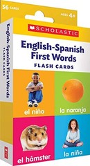 English-Spanish First Words: Flash Cards
