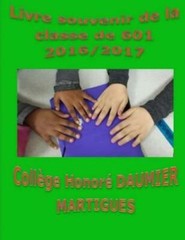 Livre Souvenir De La Classe De 601 2016/2017 Coll?Ge Honor? Daumi… (RePrint)