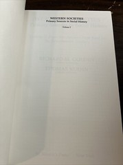 Western Societies : Primary Sources in Social History by R. M. Golden 2 Vol Set