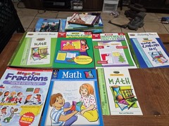 Assorted Math Activity Books, Set Of 6 (Plus A Language Arts Bonus!)