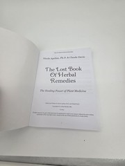 Paperback; The Lost Book of Herbal Remedies; Nicole Apelian & Claude Davis A16