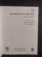 Introduction to Security, Ninth Edition Robert Fischer Hardcover 528 Pages New!